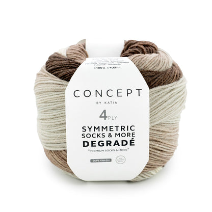 Katia Sockenwolle Degradé Symmetric Socks & More 100g