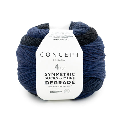 Katia Sockenwolle Degradé Symmetric Socks & More 100g