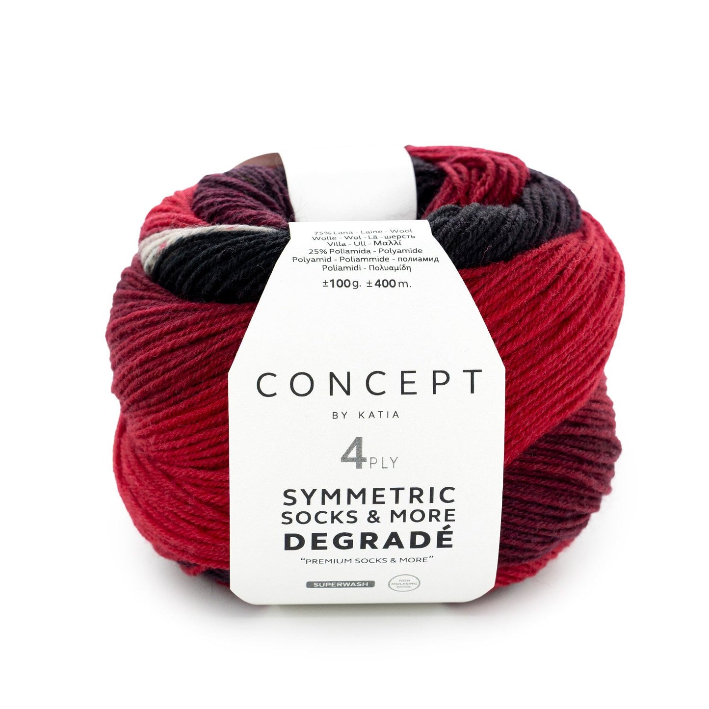 Katia Sockenwolle Degradé Symmetric Socks & More 100g