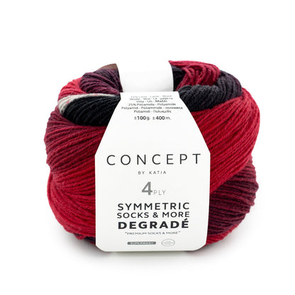 Katia Sockenwolle Degradé Symmetric Socks & More 100g