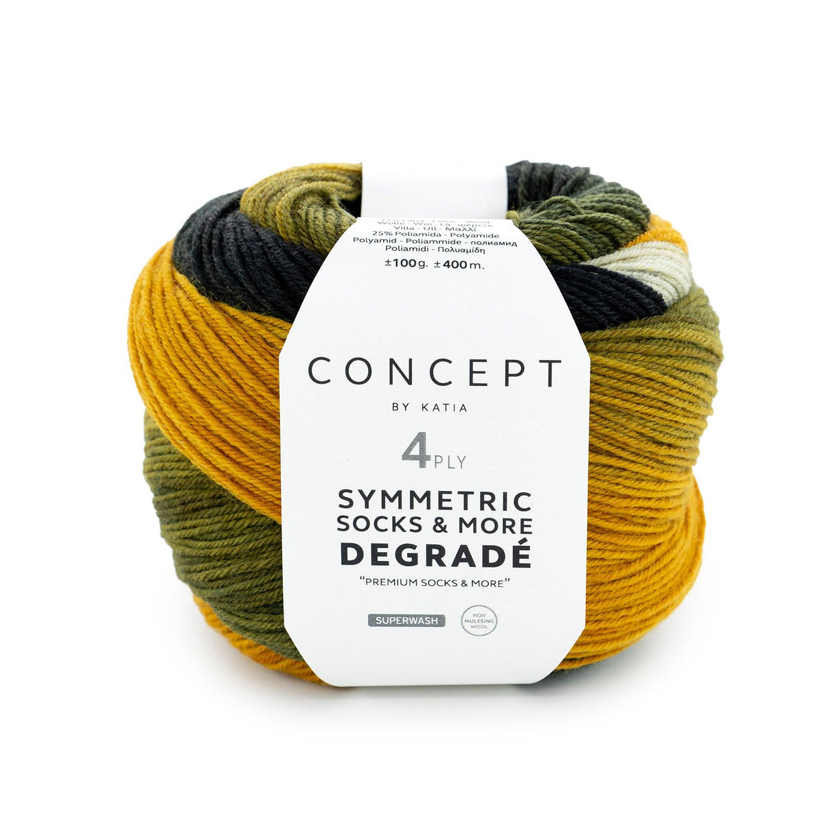 Katia Sockenwolle Degradé Symmetric Socks & More 100g