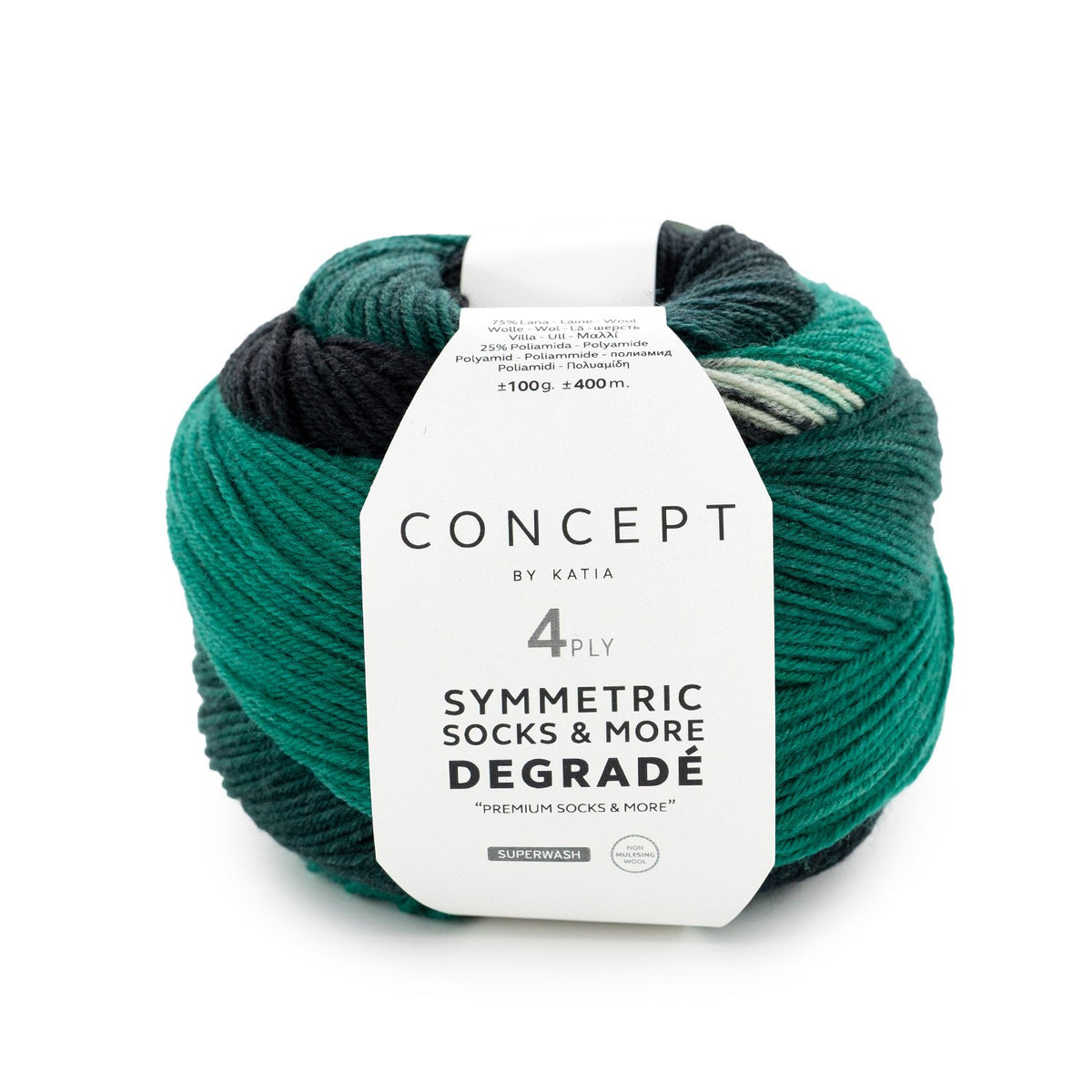 Katia Sockenwolle Degradé Symmetric Socks & More 100g