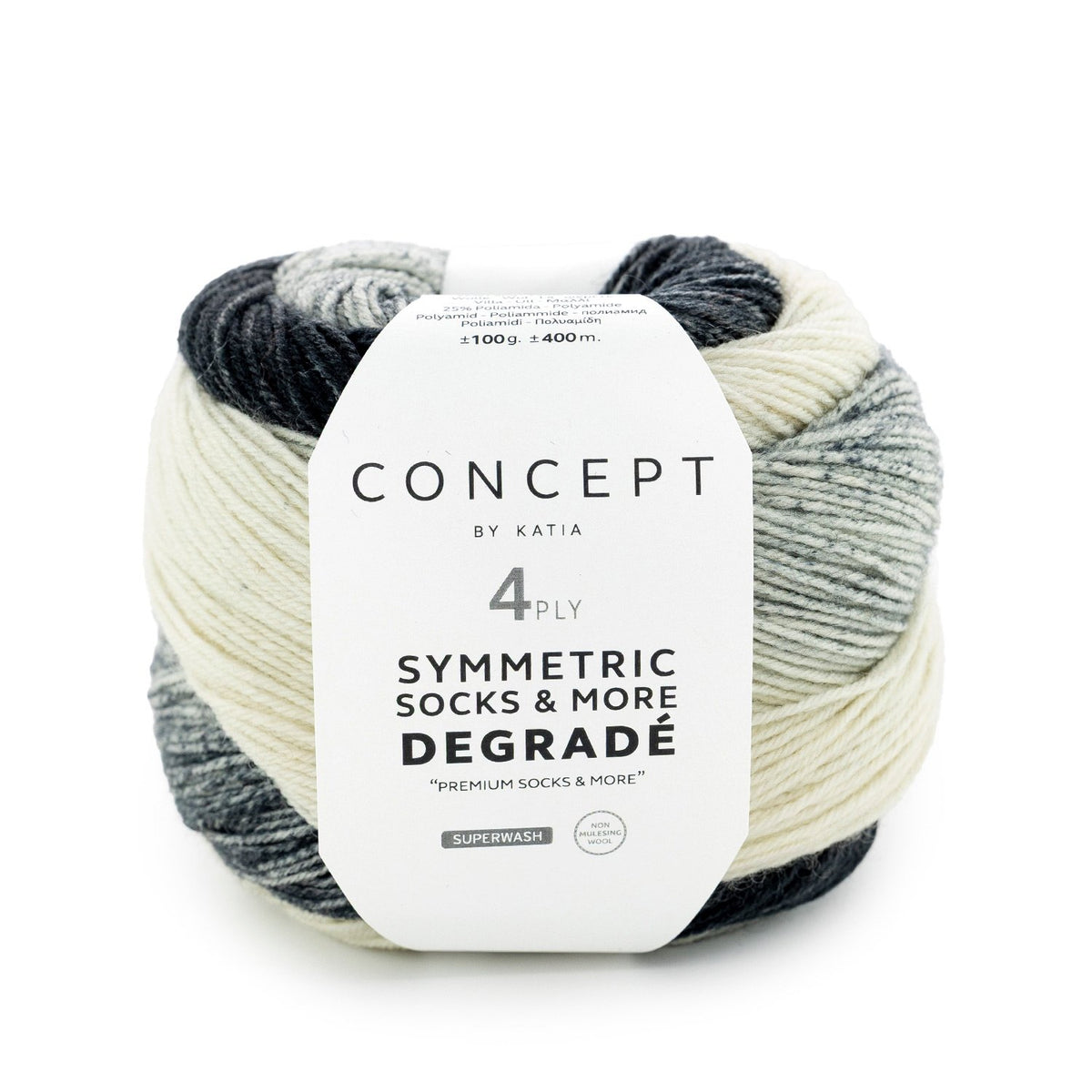 Katia Sockenwolle Degradé Symmetric Socks & More 100g