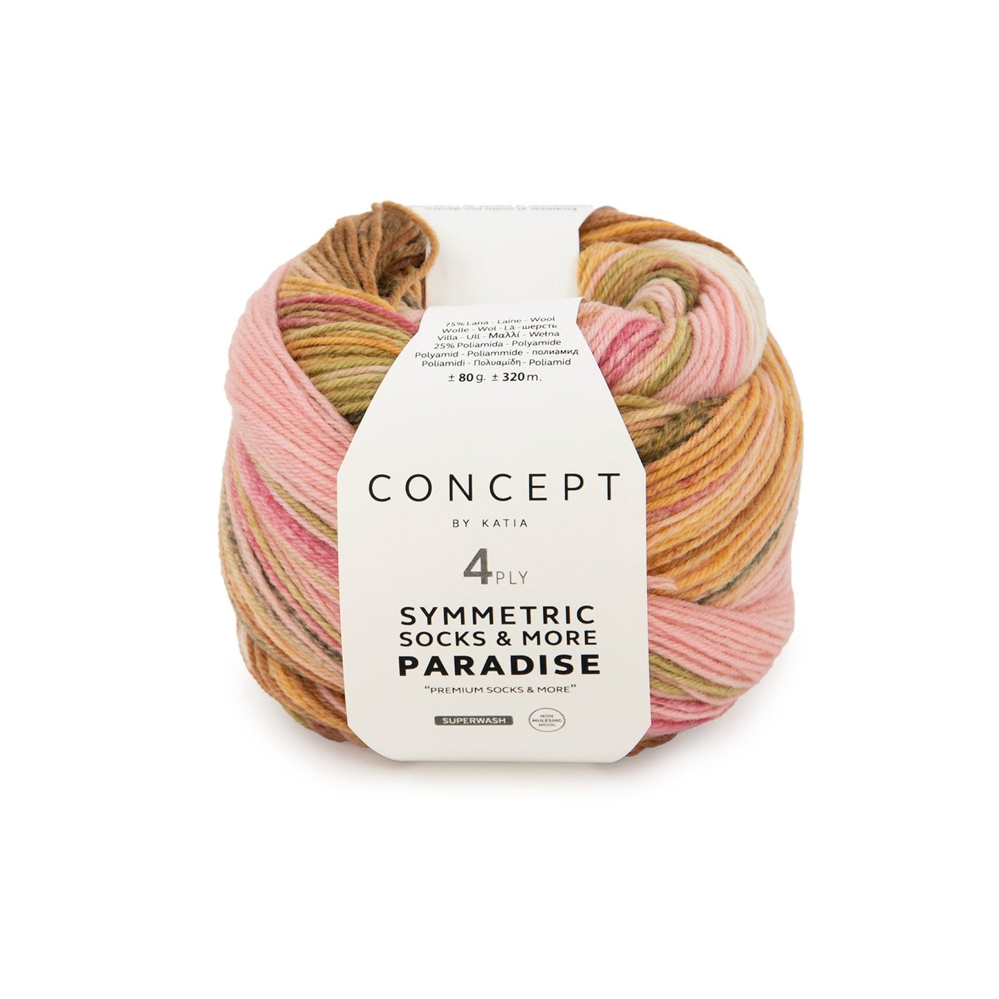 Katia Sockenwolle Paradise Symmetric Socks & More 80g